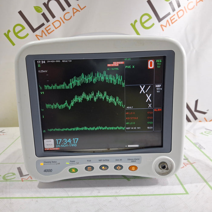 GE Healthcare Dash 4000 - GE/Nellcor SpO2 Patient Monitor