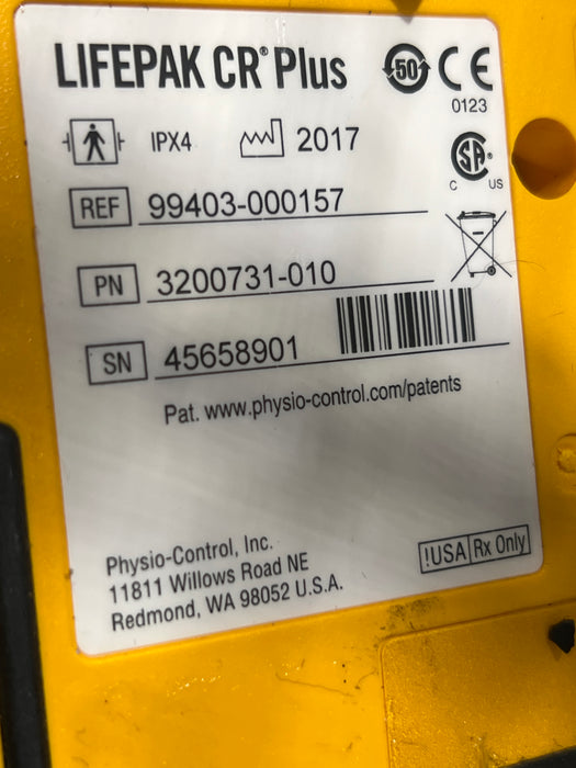 Medtronic LifePak CR Plus Defibrillator