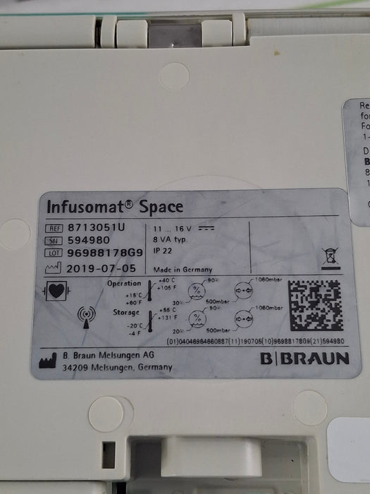 B. Braun Infusomat Space Infusion Pump
