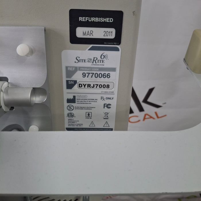 Bard Medical Site Rite 6 Ultrasound