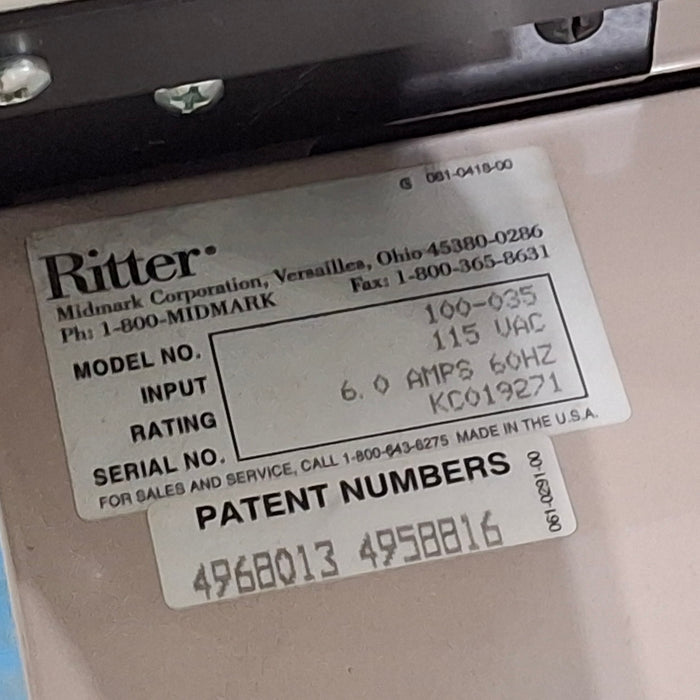 Ritter 108 Medical Examination Table