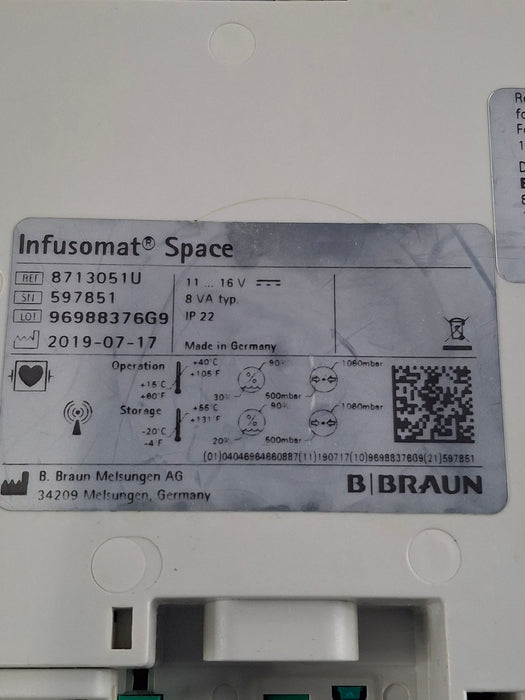 B. Braun Infusomat Space Infusion Pump