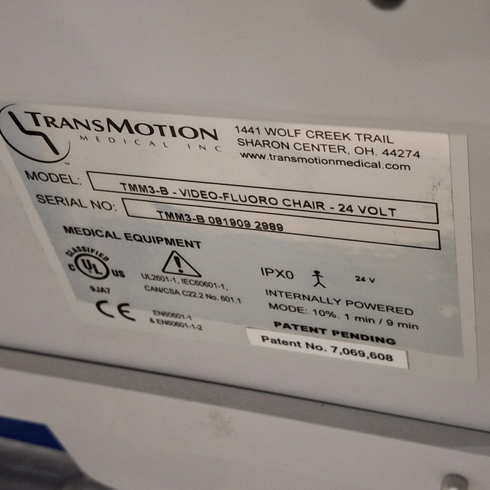 TransMotion Medical TMM3-Video-Flouro Chair Stretcher