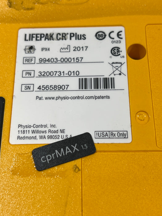 Medtronic LifePak CR Plus Defibrillator