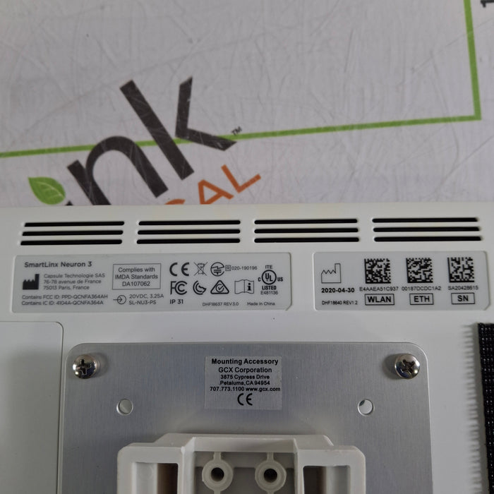 Smartlinx Inc Capsule Technologies Neuron 3 Monitor