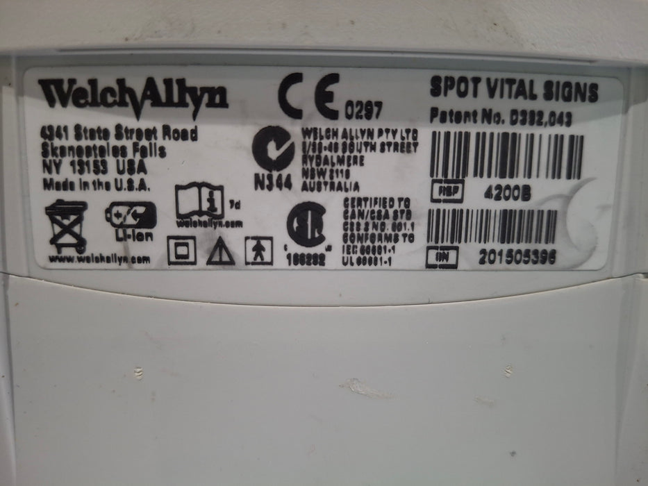 Welch Allyn Spot 420 - NIBP, Temp Vital Signs Monitor