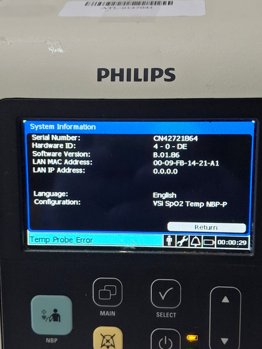 Philips SureSigns VSi Vital Signs Monitor