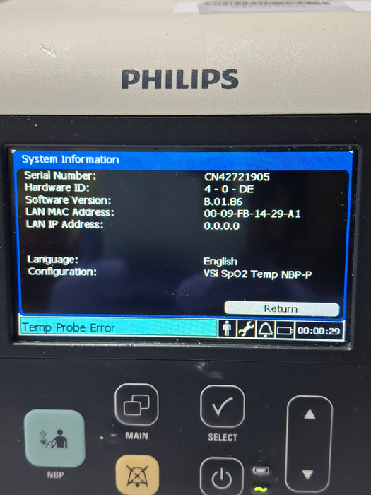 Philips SureSigns VSi Vital Signs Monitor