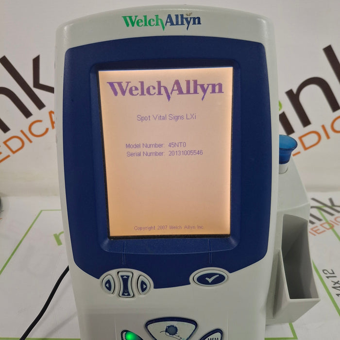 Welch Allyn Spot LXi - NIBP, SureTemp Plus Vital Signs Monitor