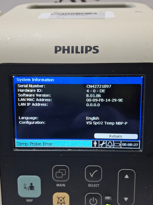 Philips SureSigns VSi Vital Signs Monitor