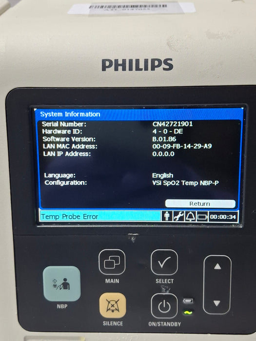 Philips SureSigns VSi Vital Signs Monitor