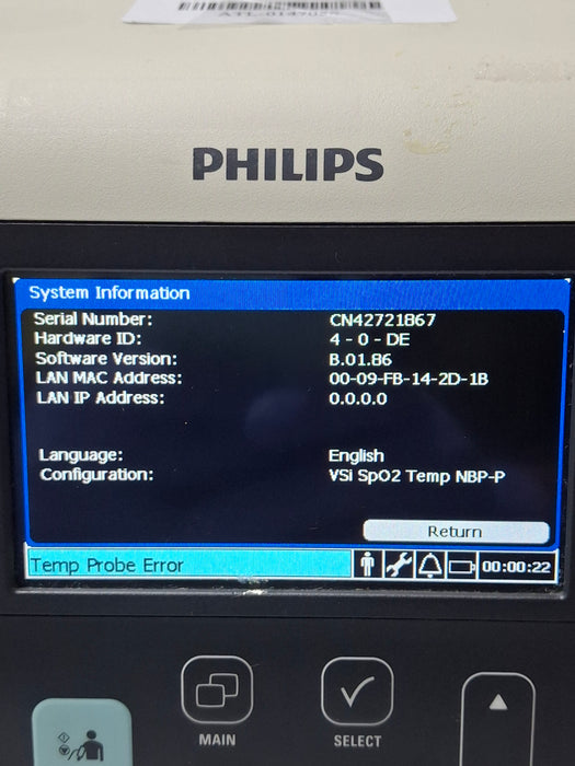 Philips SureSigns VSi Vital Signs Monitor