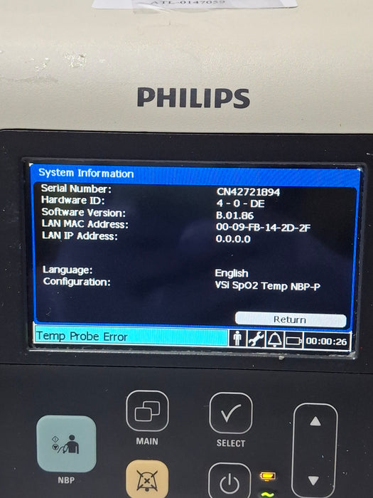 Philips SureSigns VSi Vital Signs Monitor