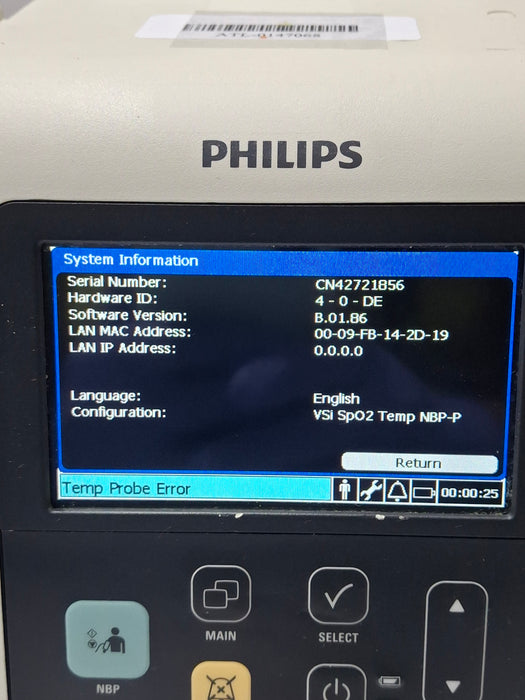Philips SureSigns VSi Vital Signs Monitor