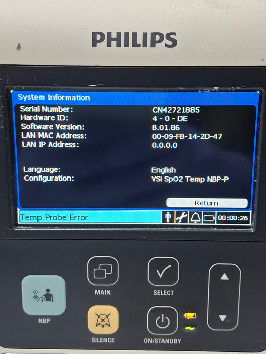 Philips SureSigns VSi Vital Signs Monitor