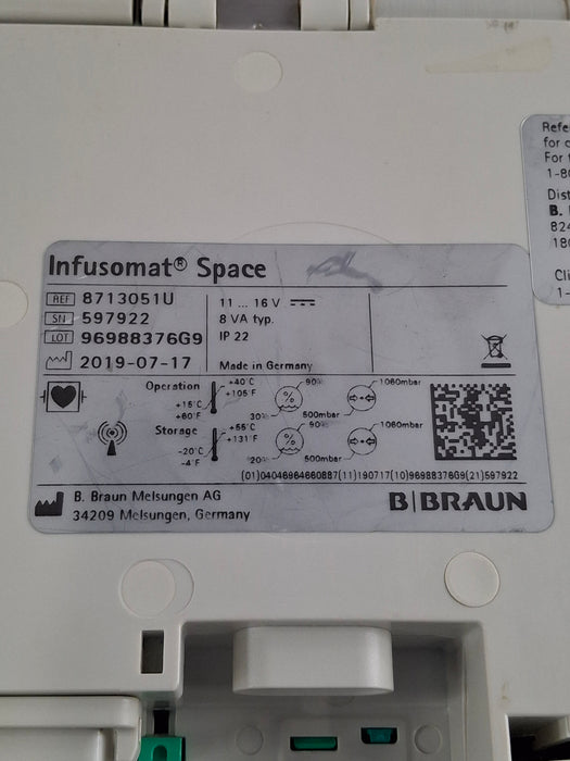B. Braun Infusomat Space Infusion Pump