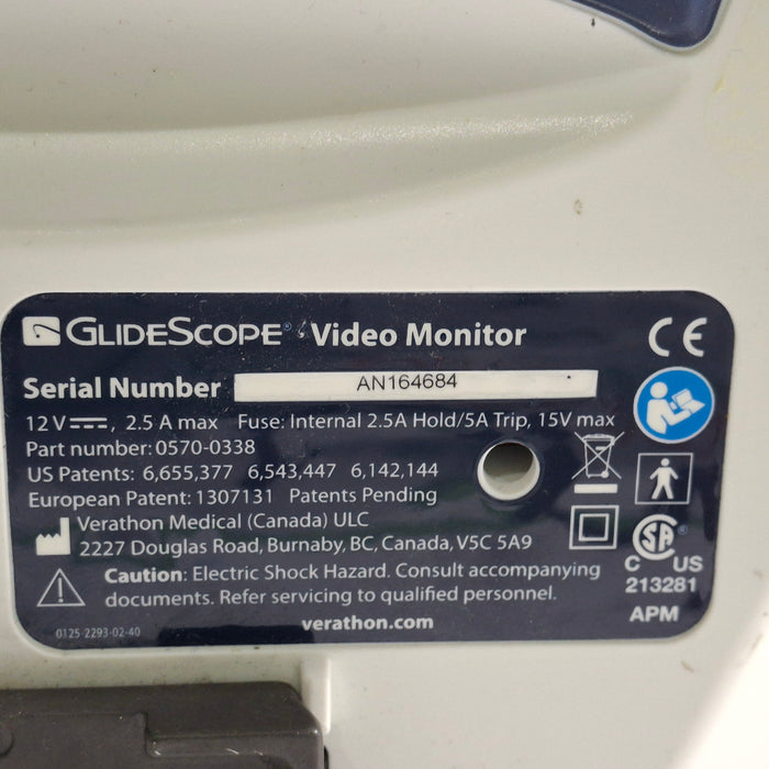 Verathon Medical, Inc Glidescope Video Laryngoscope