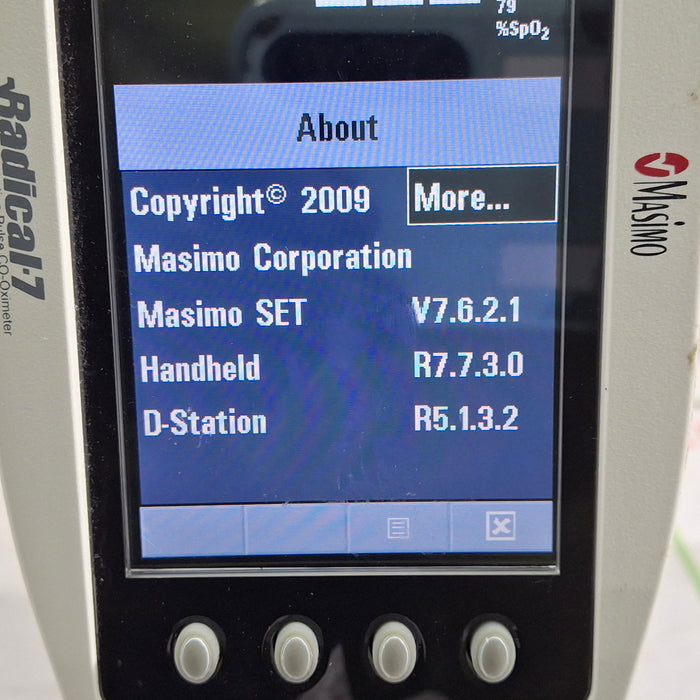 Masimo Radical 7 Pulse Oximeter w/ Base