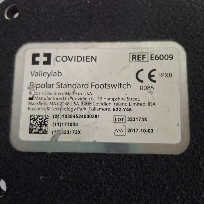 Valleylab E6009 BiPolar Footswitch