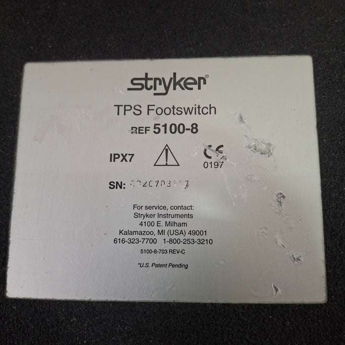 Stryker TPS 5100-8 Footswitch