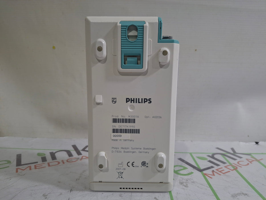 Philips M3001A-A02C06 OxiMax SpO2, NIBP, ECG, Temp, IBP MMS Module