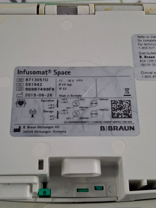 B. Braun Infusomat Space Infusion Pump