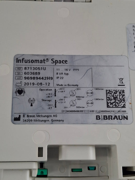B. Braun Infusomat Space Infusion Pump