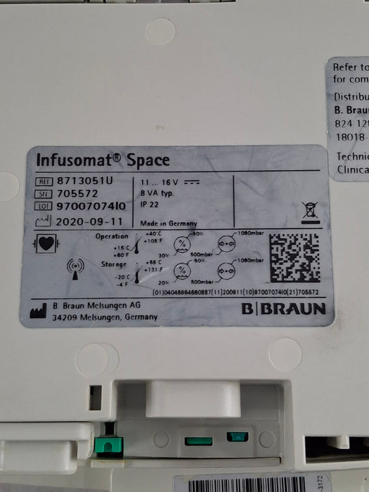 B. Braun Infusomat Space Infusion Pump