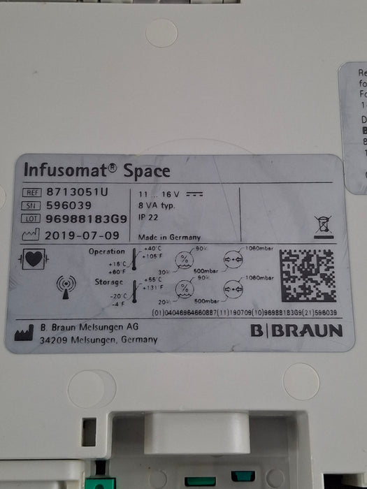 B. Braun Infusomat Space Infusion Pump