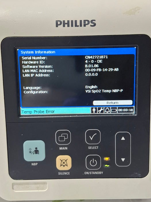 Philips SureSigns VSi Vital Signs Monitor