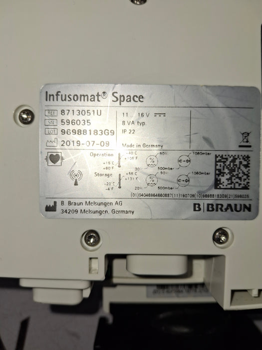 B. Braun Infusomat Space Infusion Pump