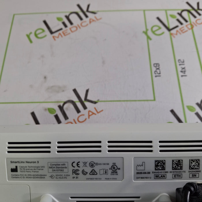 Smartlinx Inc Capsule Technologies Neuron 3 Monitor