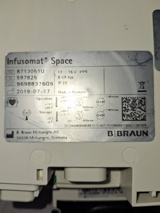 B. Braun Infusomat Space Infusion Pump
