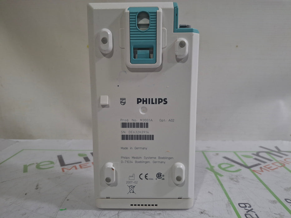 Philips M3001A-A02 OxiMax SpO2, NIBP, ECG MMS Module