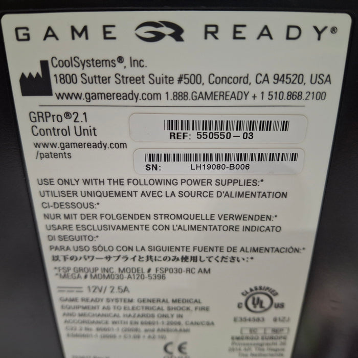 Cool Systems Game Ready GRPro 2.1 Control Unit