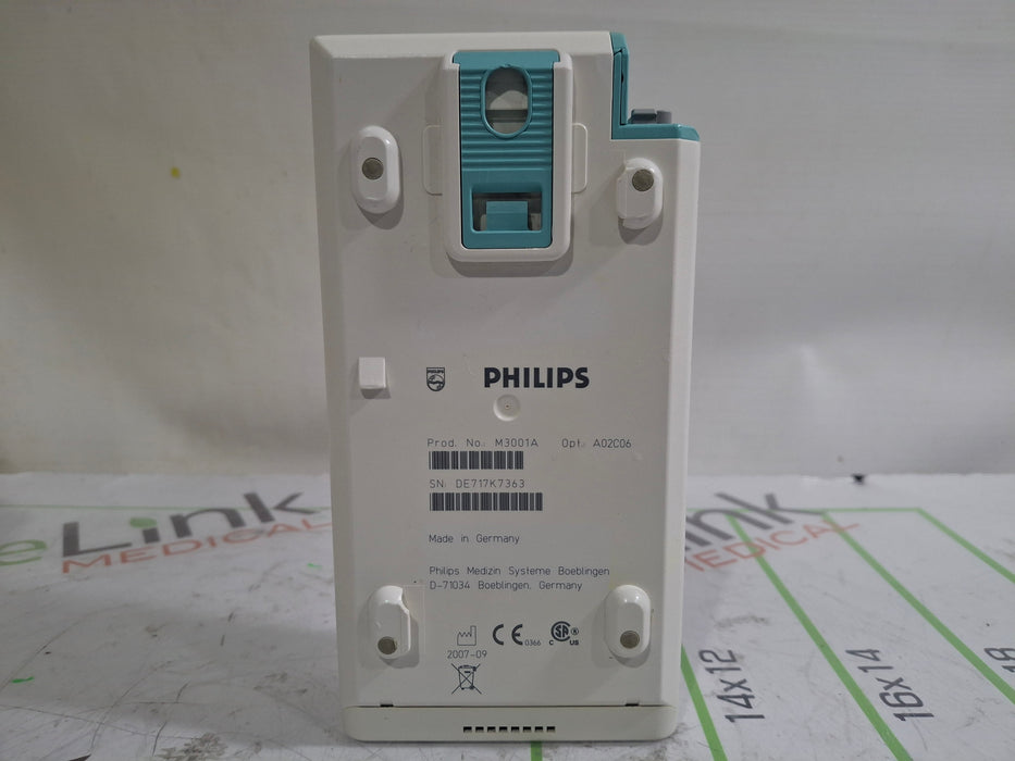 Philips M3001A-A02C06 OxiMax SpO2, NIBP, ECG, Temp, IBP MMS Module