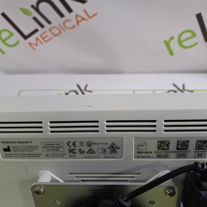 Smartlinx Inc Capsule Technologies Neuron 3 Monitor