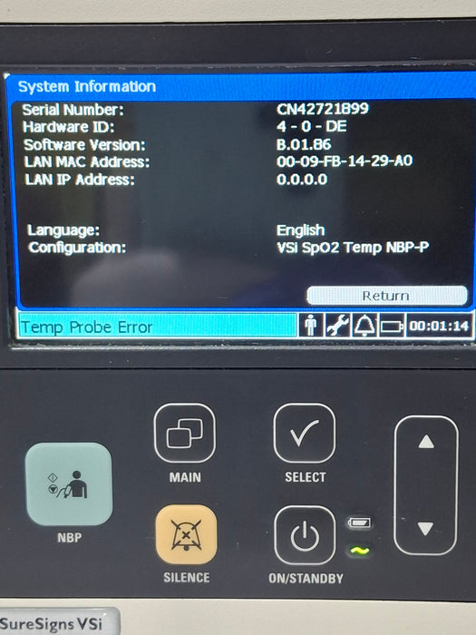 Philips SureSigns VSi Vital Signs Monitor