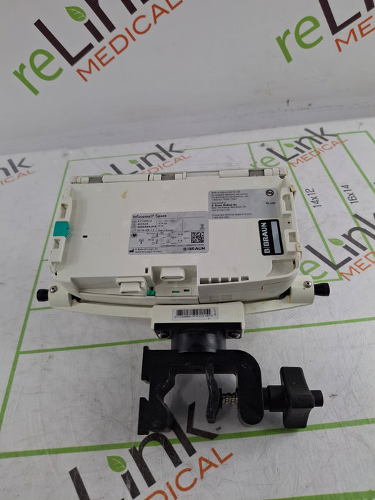 B. Braun Infusomat Space w/Pole Clamp Infusion Pump