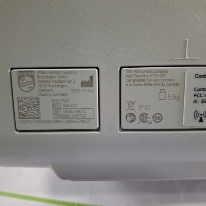 Philips IntelliVue MP5SC Fast SpO2, NIBP Spot Check Monitor