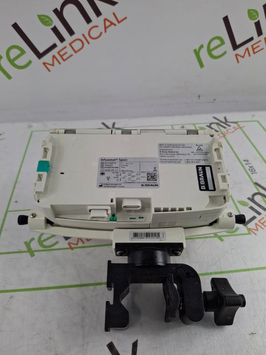 B. Braun Infusomat Space w/Pole Clamp Infusion Pump