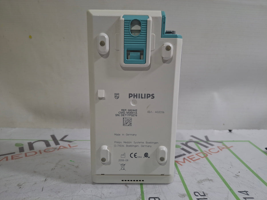 Philips M3001A-A02C06 OxiMax SpO2, NIBP, ECG, Temp, IBP MMS Module