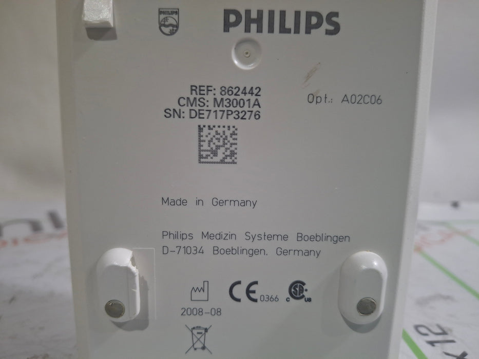 Philips M3001A-A02C06 OxiMax SpO2, NIBP, ECG, Temp, IBP MMS Module