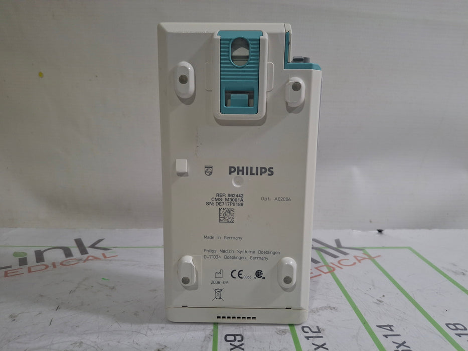 Philips M3001A-A02C06 OxiMax SpO2, NIBP, ECG, Temp, IBP MMS Module