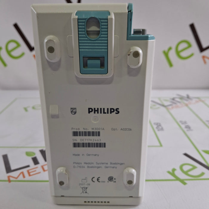 Philips M3001A-A02C06 OxiMax SpO2, NIBP, ECG, Temp, IBP MMS Module