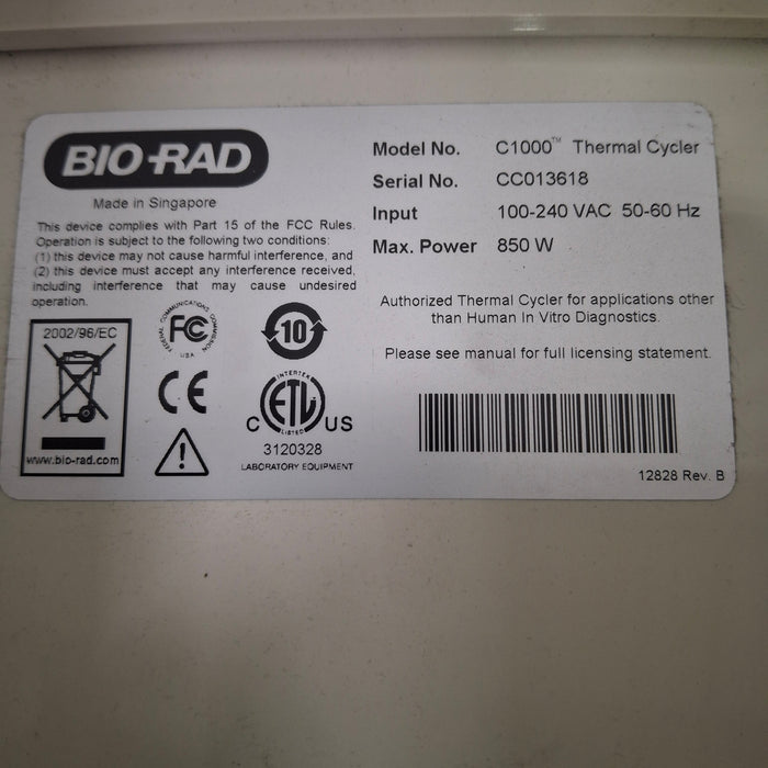 Bio-Rad C1000 Thermal Cycler