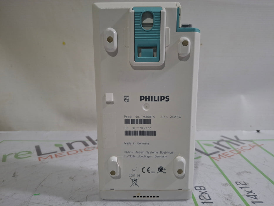 Philips M3001A-A02C06 OxiMax SpO2, NIBP, ECG, Temp, IBP MMS Module