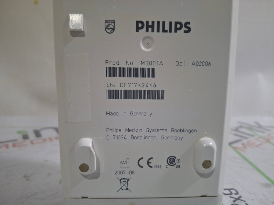 Philips M3001A-A02C06 OxiMax SpO2, NIBP, ECG, Temp, IBP MMS Module