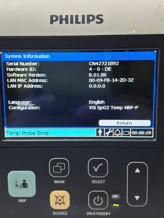 Philips SureSigns VSi Vital Signs Monitor