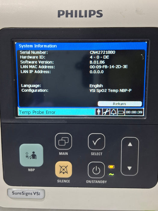 Philips SureSigns VSi Vital Signs Monitor